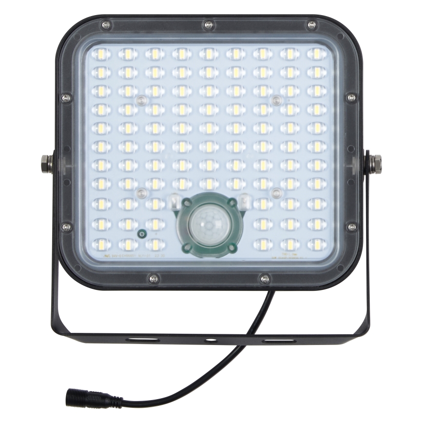 Osram - LED zatemljiv solarni reflektor s senzorjem ENDURA LED/30W/6,4V 4000K IP65 črna + z daljinskim upravljalnikom