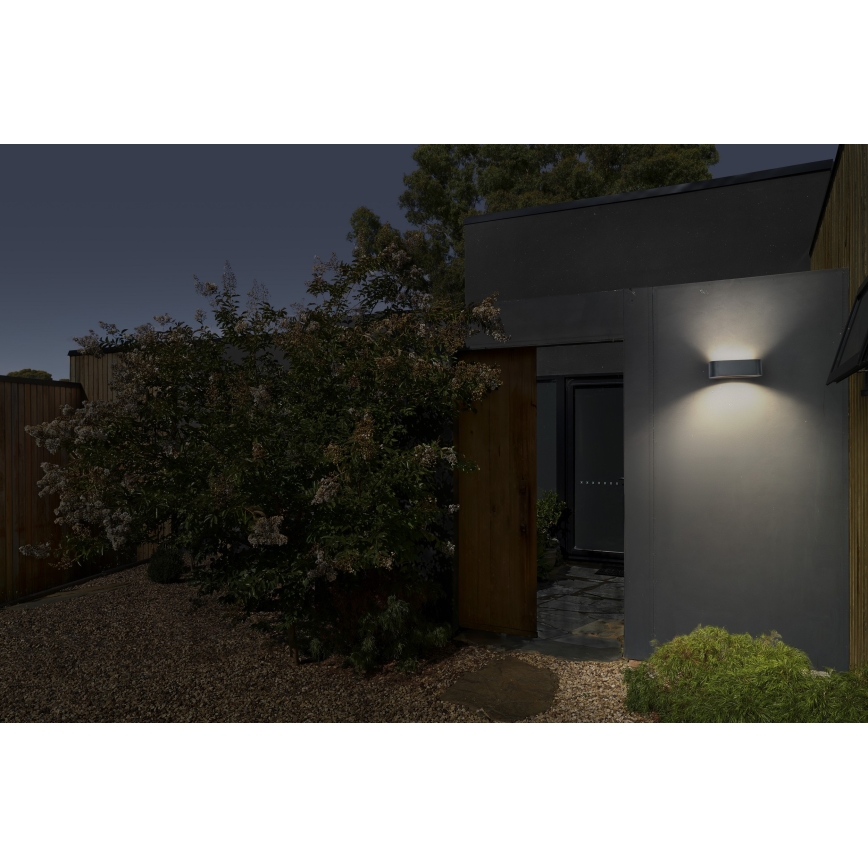 Osram - LED zatemnjiva sončna stenska svetilka ENDURA STYLE LED/7,6W/4,2V 2000 mAh IP65 antracit