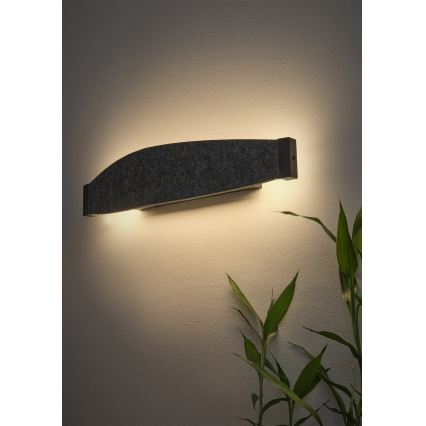 Osram - LED stenska svetilka DECOR FLAT LED/13W/230V siva