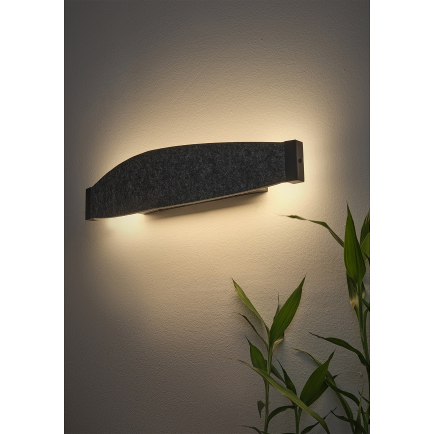 Osram - LED stenska svetilka DECOR FLAT LED/13W/230V siva