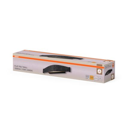 Osram - LED stenska svetilka DECOR FLAT LED/13W/230V siva