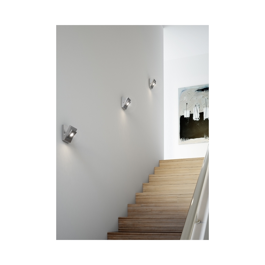 Osram - LED Stenska svetilka TRESOL LED/4,5W/230V srebrna