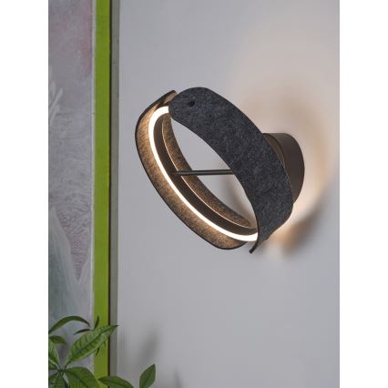 Osram - LED stensko svetilo DECOR CURVE LED/20W/230V siva