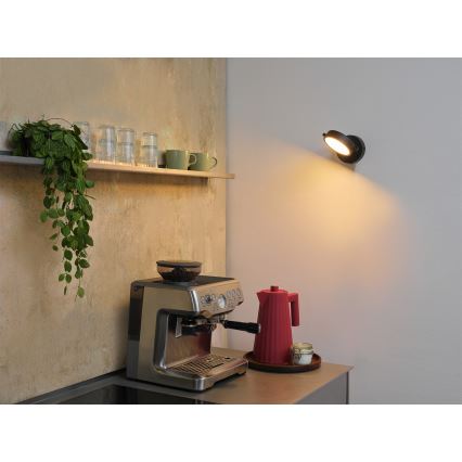 Osram - LED stensko svetilo DECOR PUCK LED/11W/230V, črne barve
