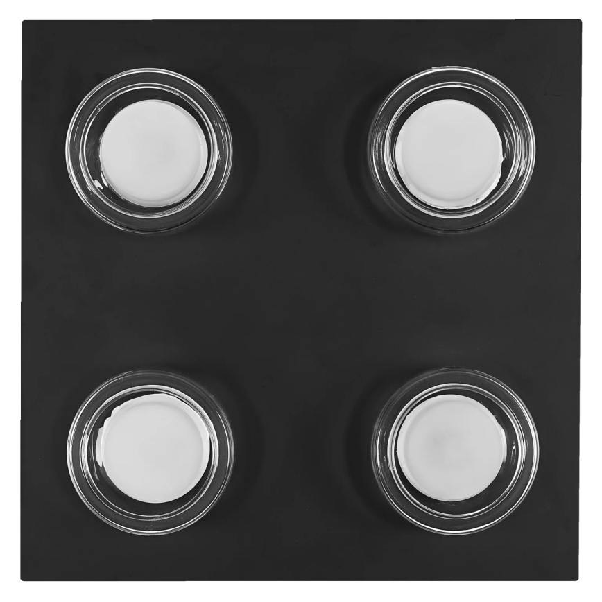 Osram - LED kopalniško stropno svetilo ORBIS FLAME 4xLED/5,5W/230V 3000/4000K IP44 črna