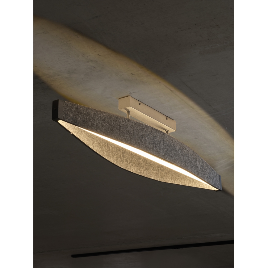 Osram - LED stropna pritrjena svetilka DECOR FLAT LED/23W/230V siva