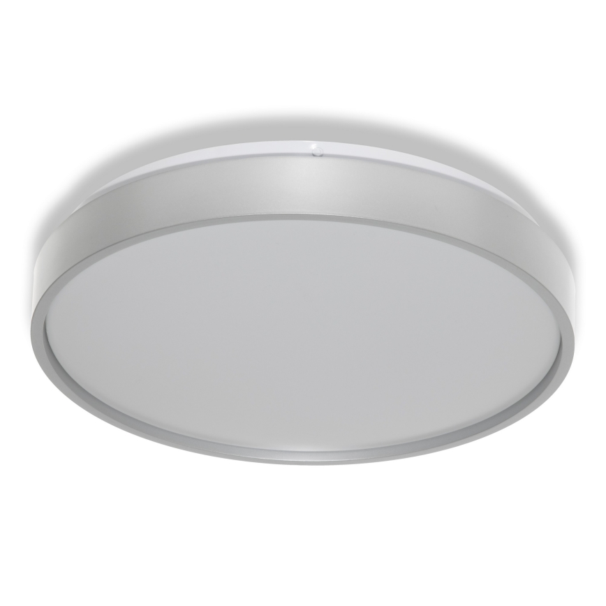 Osram - LED stropna svetilka z zaznavalom mraka CEILING LUXO LED/18W/230V, premer 32 cm, srebrna