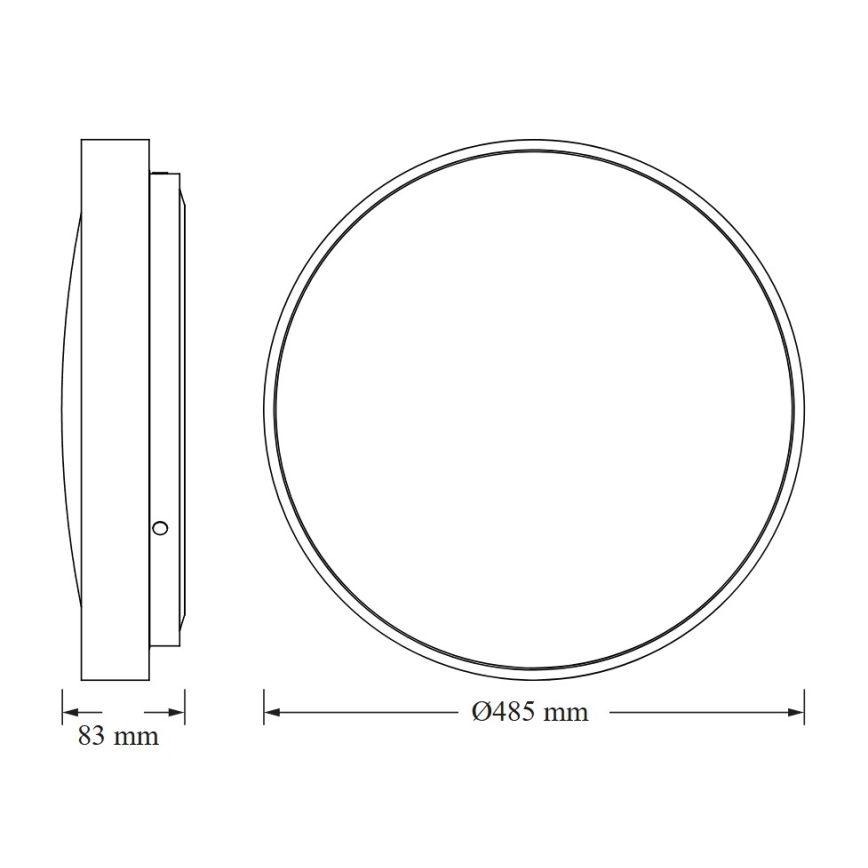 Osram - LED stropna svetilka CEILING LUXO LED/36W/230V Ø 49 cm zlata