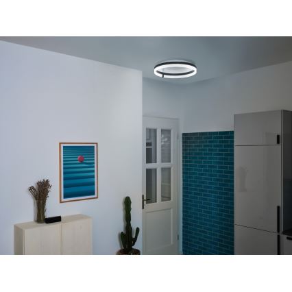 Osram - LED stropna svetilka DECOR CIRCLE LED/32W/230V 3000/4000/6500K premer 50 cm črna/bela