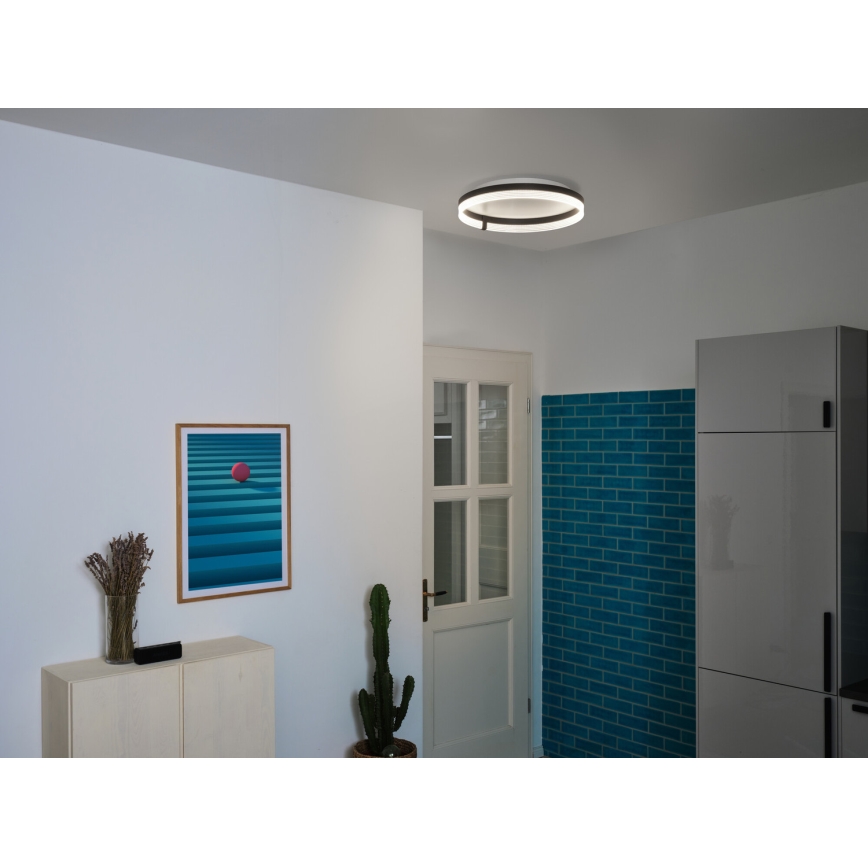 Osram - LED stropna svetilka DECOR CIRCLE LED/32W/230V 3000/4000/6500K premer 50 cm črna/bela