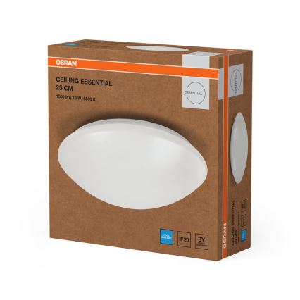 Osram - LED stropna svetilka ESSENTIAL LED/13W/230V 6500K premer 25 cm