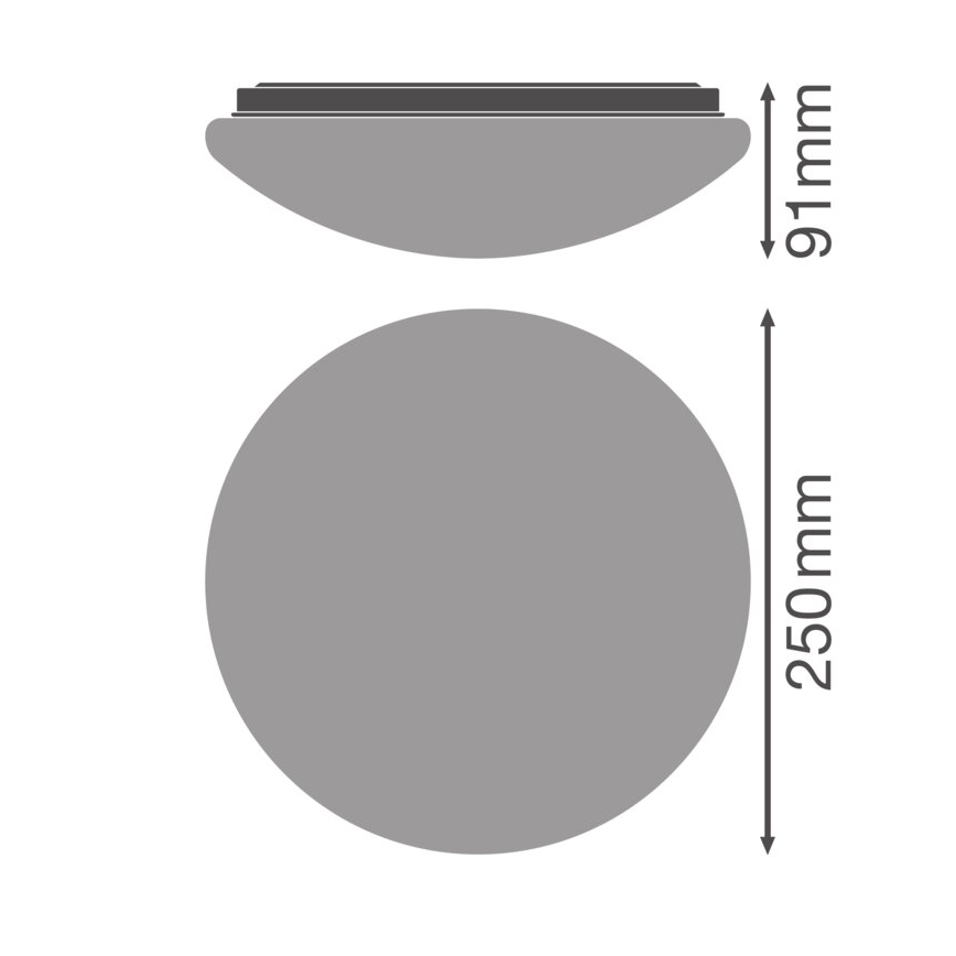 Osram - LED stropna svetilka ESSENTIAL LED/13W/230V 6500K premer 25 cm