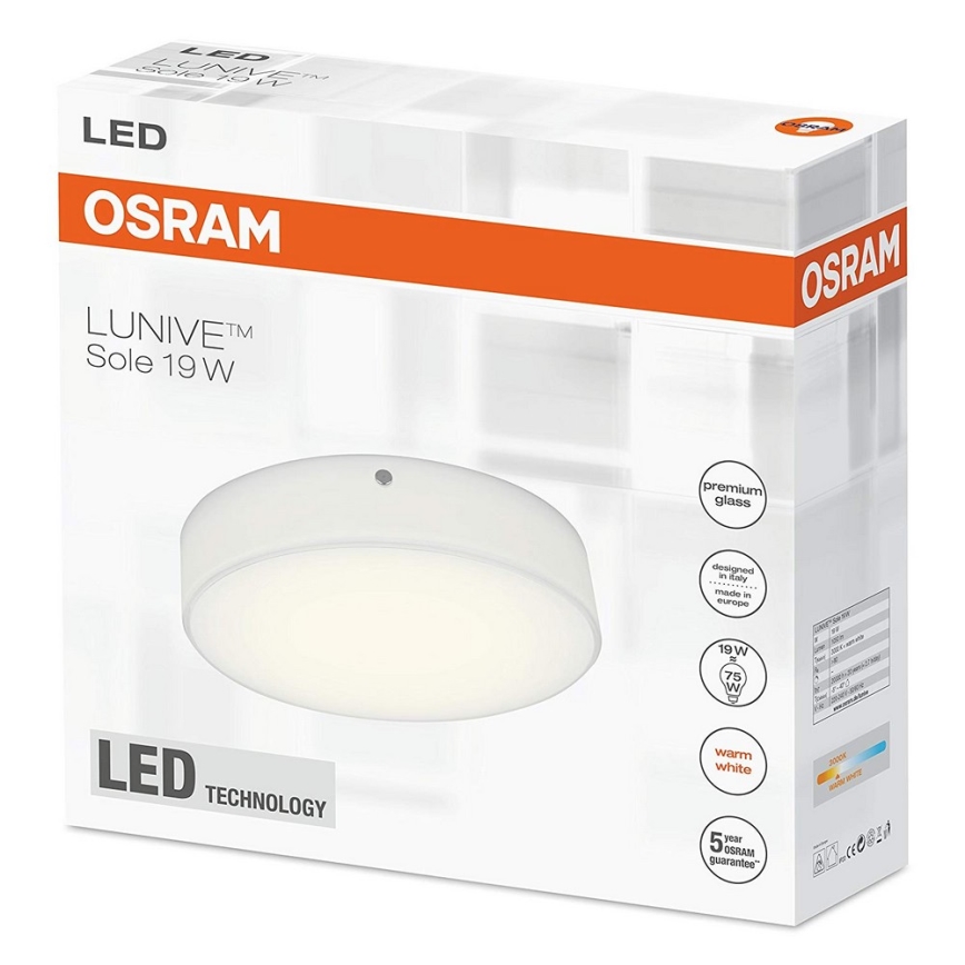 Osram - LED Stropna svetilka LUNIVE LED/19W/230V ø250