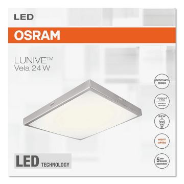 Osram - LED Stropna svetilka LUNIVE VELA LED/24W/230V