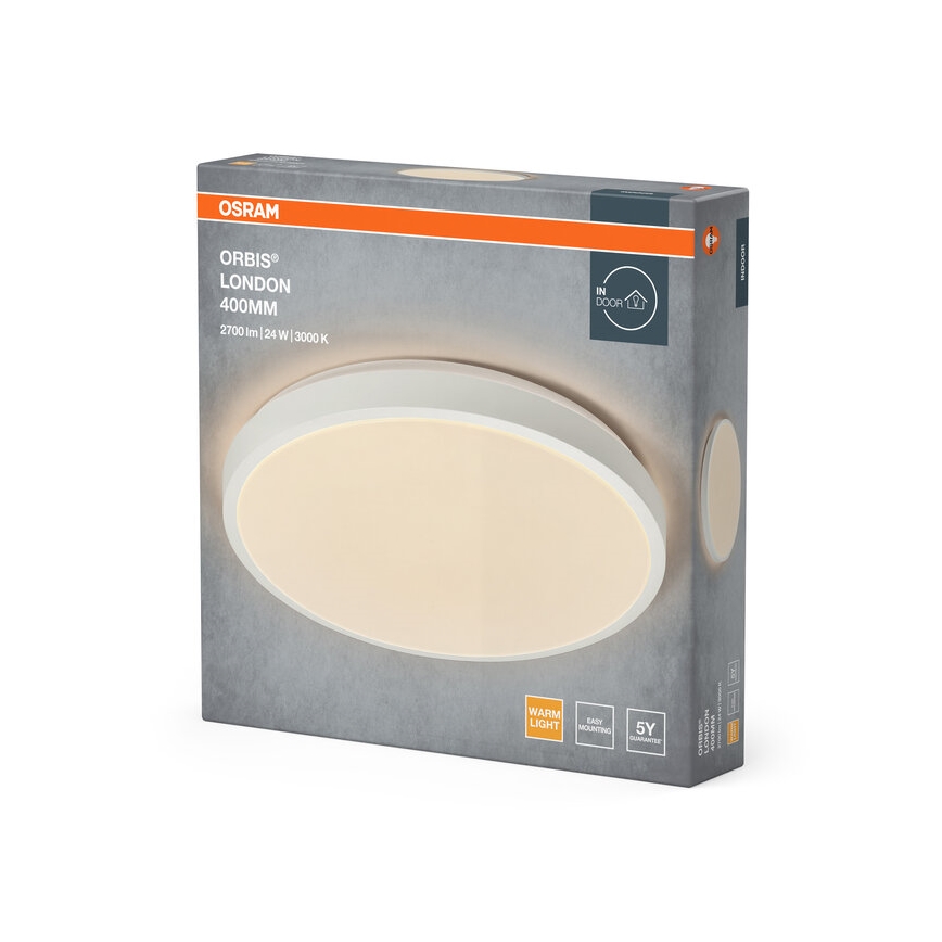 Osram - LED stropna svetilka ORBIS LONDON LED/24W/230V premer 39,5 cm bela