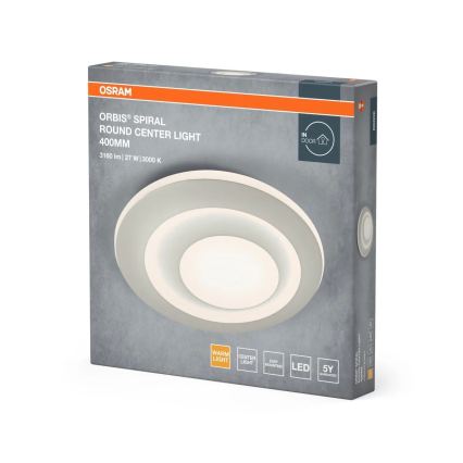 Osram - LED stropna svetilka ORBIS SPIRAL LED/27W/230V premer 40 cm bela
