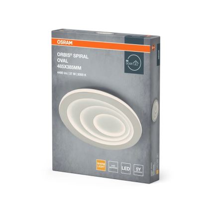 Osram - LED stropna svetilka ORBIS SPIRAL LED/37W/230V bela