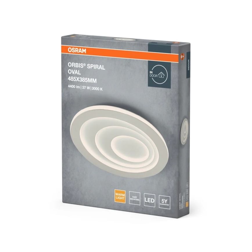 Osram - LED stropna svetilka ORBIS SPIRAL LED/37W/230V bela