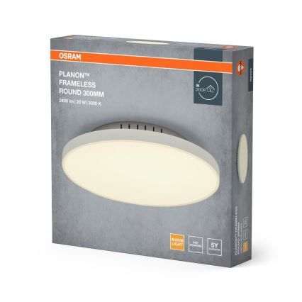 Osram - LED stropna svetilka PLANON LED/20W/230V 3000K, premer 30 cm, bela