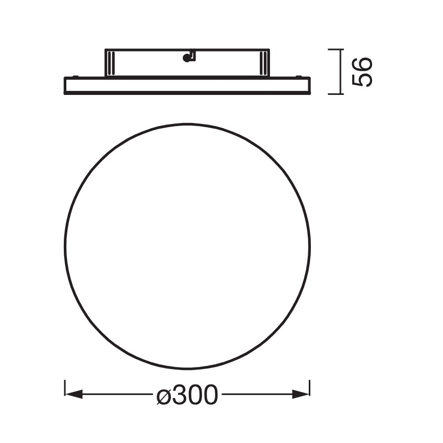 Osram - LED stropna svetilka PLANON LED/20W/230V 3000K, premer 30 cm, bela