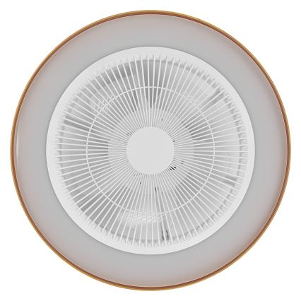 Osram - Zatemnjevalna LED stropna svetilka s ventilatorjem CEILING FAN LED/49W/230V 2700-6500K bela/zlata + daljinski upravljalnik