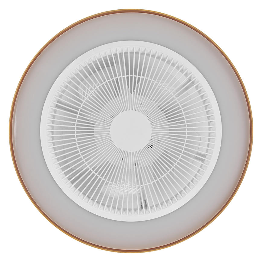 Osram - Zatemnjevalna LED stropna svetilka s ventilatorjem CEILING FAN LED/49W/230V 2700-6500K bela/zlata + daljinski upravljalnik