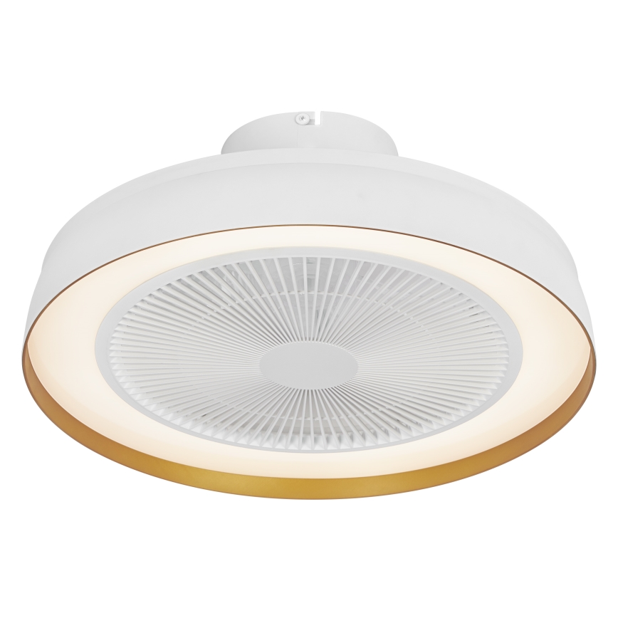 Osram - Zatemnjevalna LED stropna svetilka s ventilatorjem CEILING FAN LED/49W/230V 2700-6500K bela/zlata + daljinski upravljalnik