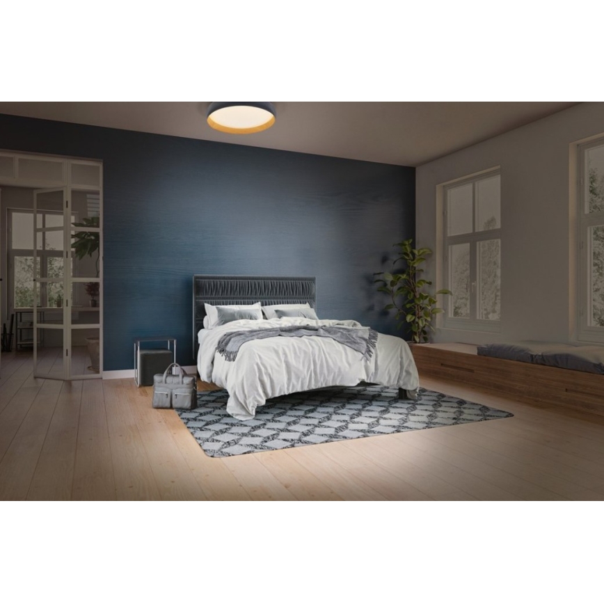 Osram - Zatemnljivo LED stropno svetilo ORBIS LIVIA LED/16W/230V premer 30 cm antracit/rjava