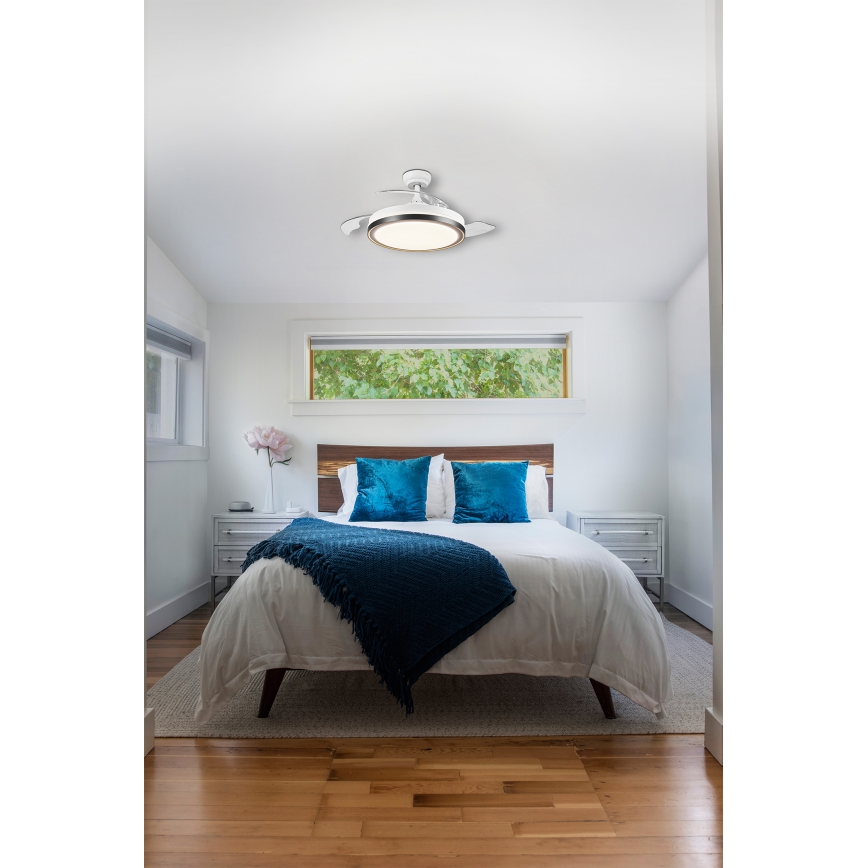 Osram - Stropna LED svetilka z ventilatorjem CEILING FAN LED/66W/230V 3000/4000/6500K bela + daljinski upravljalnik