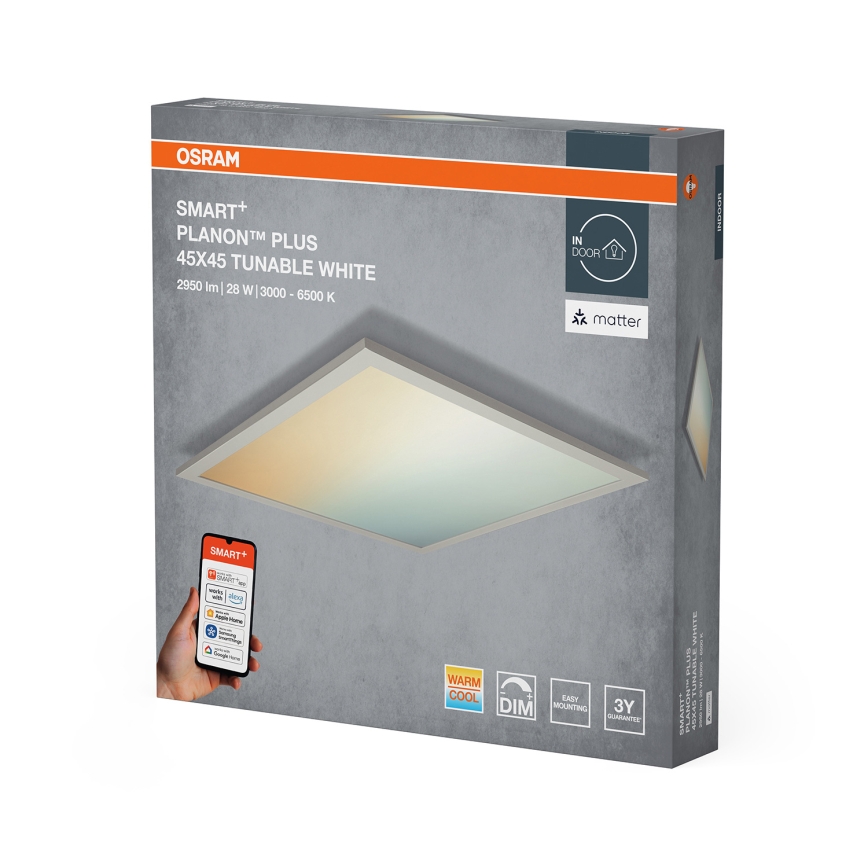 Osram - LED zatemnljivo stropno svetilo SMART+ PLANON LED/28W/230V 45x45 cm 3000-6500K Wi-Fi