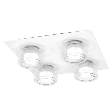 Osram - LED kopalniška stropna svetilka ORBIS FLAME 4xLED/5,5W/230V 3000/4000K IP44 bela