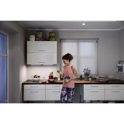 Osram - LED svetilo za pod omaro z zaznavalom gibanja in mraka LINEARLED LED/2,9W/9V 6xAA 4000K 31,4 cm bela