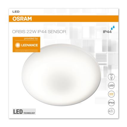 Osram - LED Svetilka s senzorjem SILARA LED/22W/230V IP44