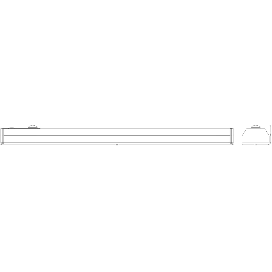Osram - LED svetilka za pod omarico z senzorjem MOBILE LED/1W/3,7V 500 mAh 20 cm