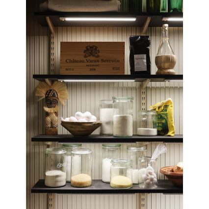 Osram - LED svetilka za pod omaro s senzorjem gibanja in senzorjem mraka LINEAR LED/4W/3,7V 1500 mAh 3000/4000/6500K 60 cm siva