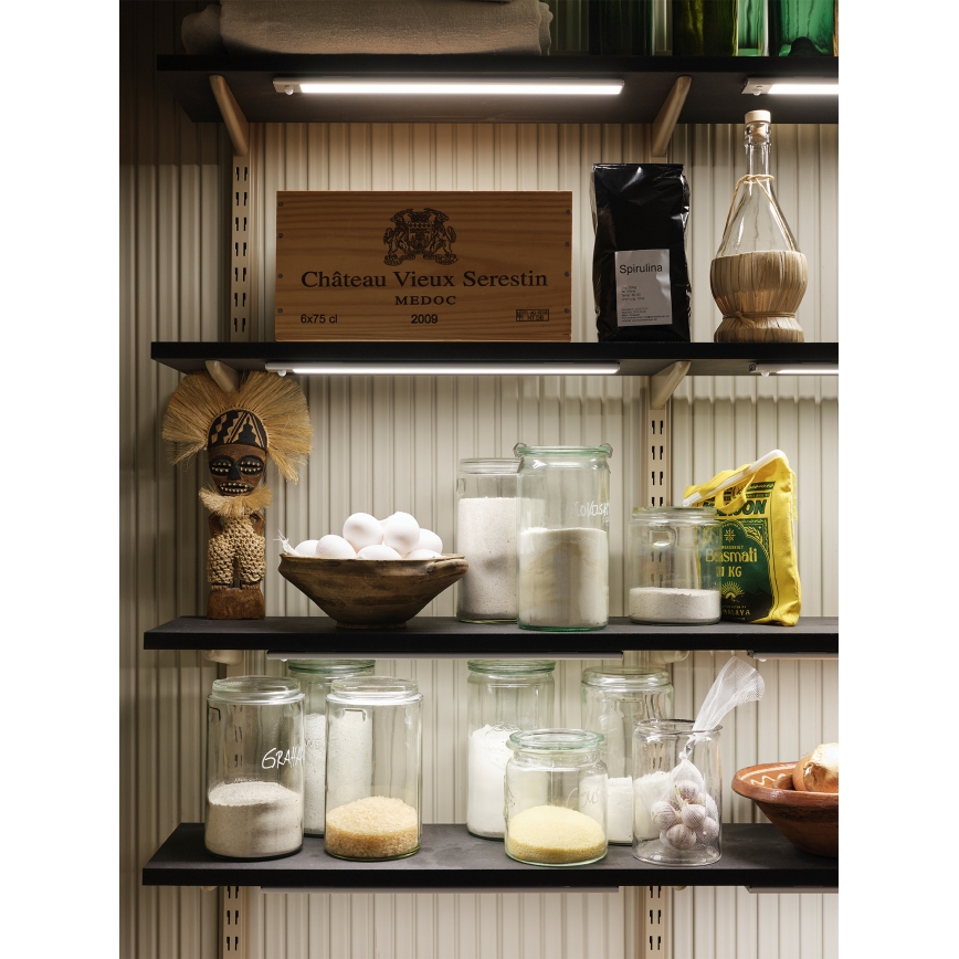 Osram - LED svetilka za pod omaro s senzorjem gibanja in senzorjem mraka LINEAR LED/4W/3,7V 1500 mAh 3000/4000/6500K 60 cm siva