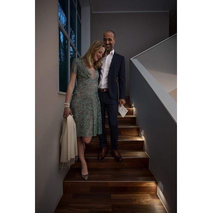 Osram - LED stopniščna svetilka s senzorjem NIGHTLUX LED/0,25W/3xAAA IP54 bela