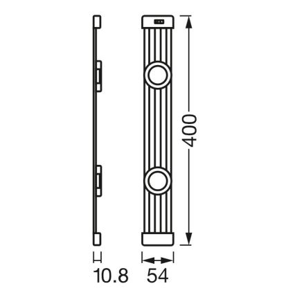 Osram - LED svetilo za pod omaro z možnostjo zatemnitve in senzorjem gibanja LINEAR MAGNET LED/7W/230V 4000K 40 cm bela