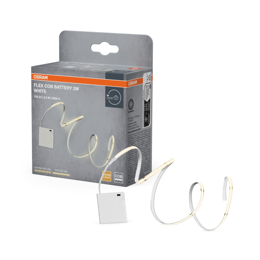 Osram - LED trak FLEX COB BATTERY 2m LED/3,3W/4xAA