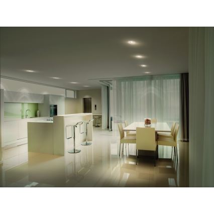 Osram - LED vgradna stropna svetilka SPOT 1xGU10/4,3W/230V 2700K CRI 90 matni krom