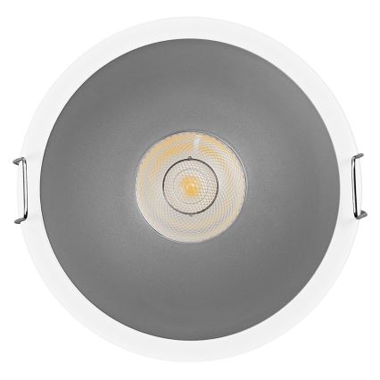 Osram - Vgradna LED stropna svetilka SPOT TWIST LED/10W/230V 4000K, premer 9,3 cm, bela/srebrna