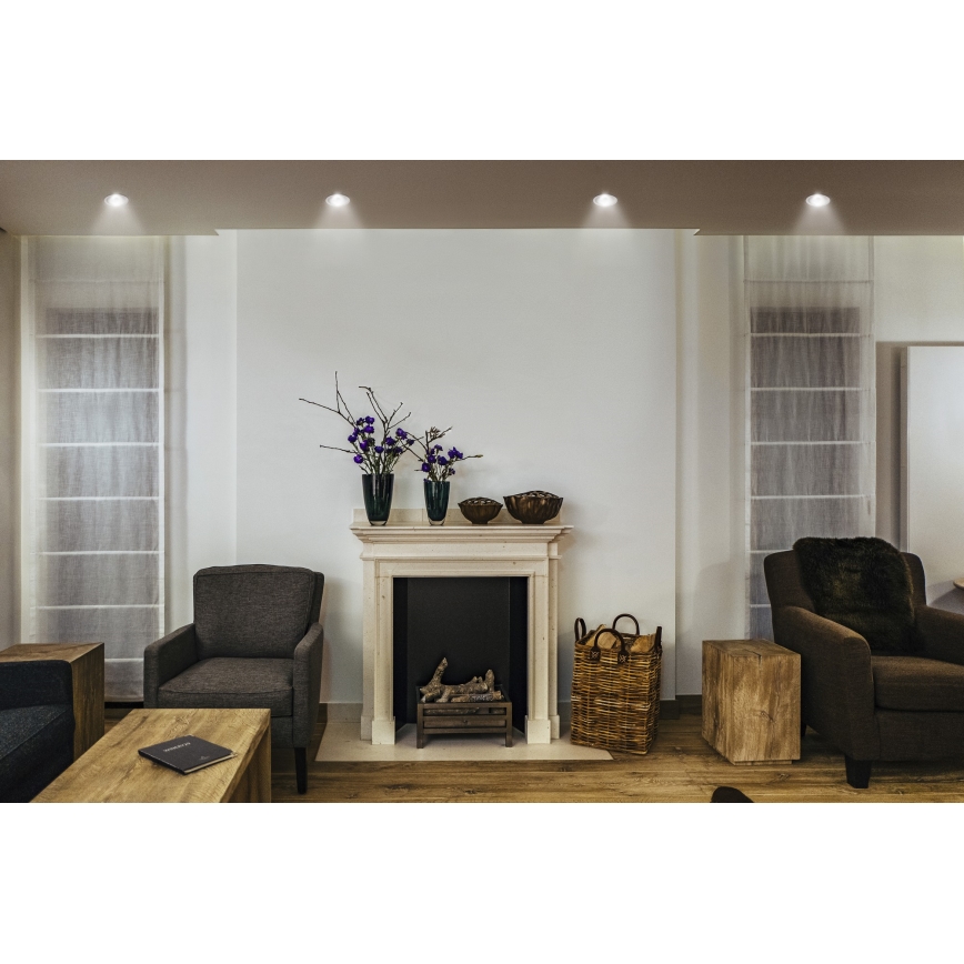 Osram - LED vgradna stropna svetilka SPOT TWIST LED/5W/230V 4000K premer 7 cm bela/srebrna