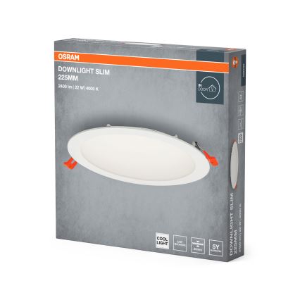 Osram - LED Vgradna svetilka SLIM LED/22W/230V 4000K