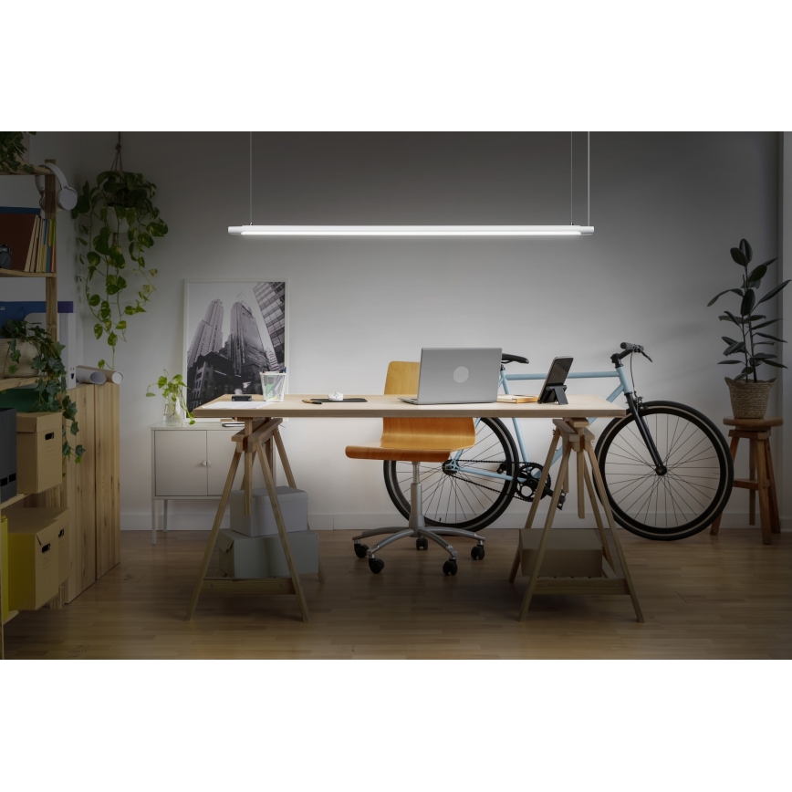 Osram - LED zatemljiv viseči lestenec na kablu OFFICE LINE LED/40W/230V 4000K 120 cm bela