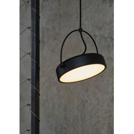 Osram - LED viseči lestenec na kablu DECOR PUCK LED/12W/230V CRI 90 črna