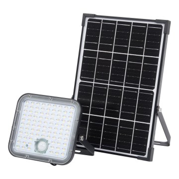Osram - LED zatemljiv solarni reflektor s senzorjem ENDURA LED/30W/6,4V 4000K IP65 črna + daljinski upravljalnik
