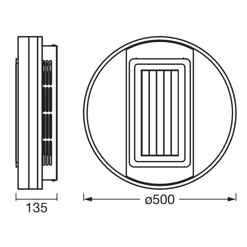 Osram - LED stropna svetilka s funkcijo zatemnitve in ventilatorjem CEILING FAN LED/55W/230V 3000-6500K bela + z daljinskim upravljalnikom