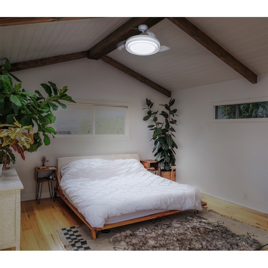 Osram - LED zatemnjiva stropna svetilka z ventilatorjem PONIENTE LED/36W/230V 3000/4000/6500K + daljinski upravljalnik