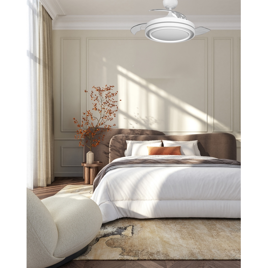 Osram - LED zatemnjiva stropna svetilka z ventilatorjem PONIENTE LED/36W/230V 3000/4000/6500K + daljinski upravljalnik