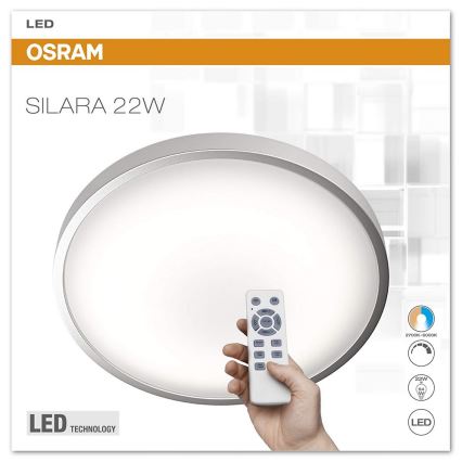 Osram - LED Zatemnitvena stropna svetilka SILARA LED/22W/230V 2700K-6000K